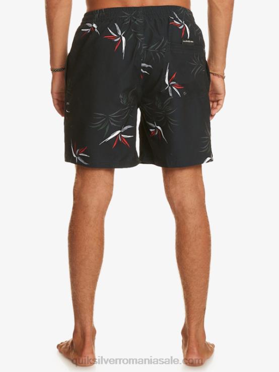 negru se amestecă zilnic 17 salve XT6B675 bărbați Quiksilver