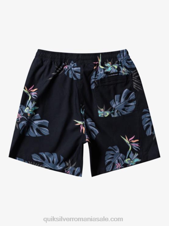 negru se amestecă zilnic 17 salve XT6B681 bărbați Quiksilver