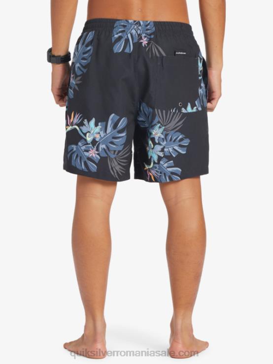 negru se amestecă zilnic 17 salve XT6B681 bărbați Quiksilver