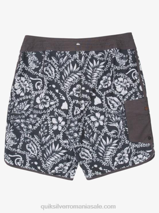 negru sosire lei waterman sosire lei 20 boardshorts scallop XT6B1417 bărbați Quiksilver