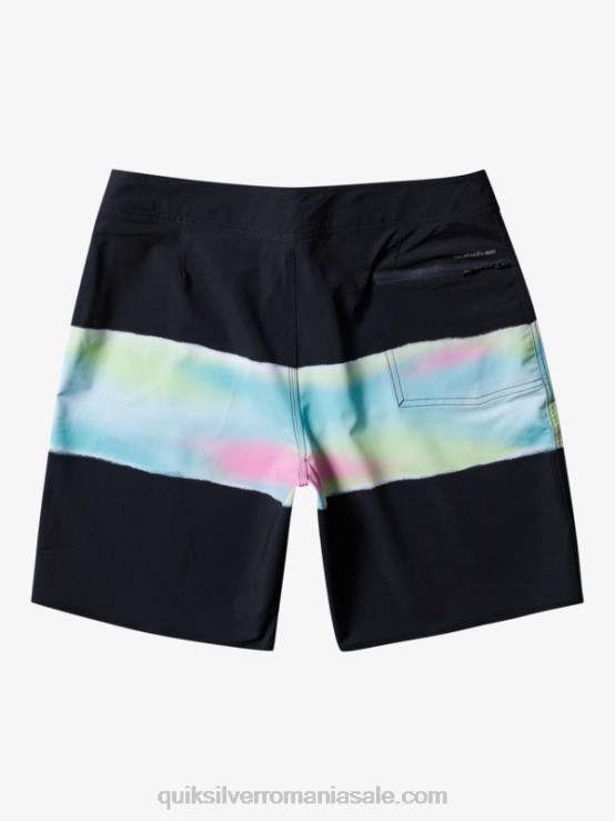 negru surfsilk air brush 19 boardshorts XT6B643 bărbați Quiksilver