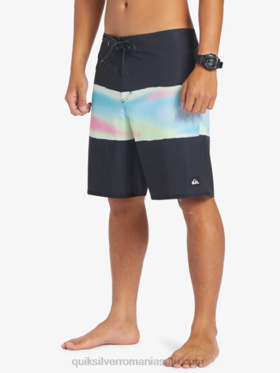 negru surfsilk air brush 19 boardshorts XT6B643 bărbați Quiksilver