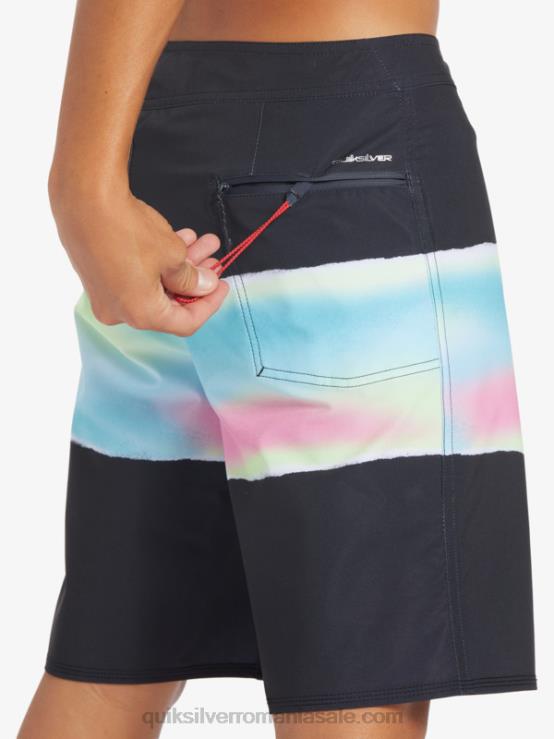 negru surfsilk air brush 19 boardshorts XT6B643 bărbați Quiksilver