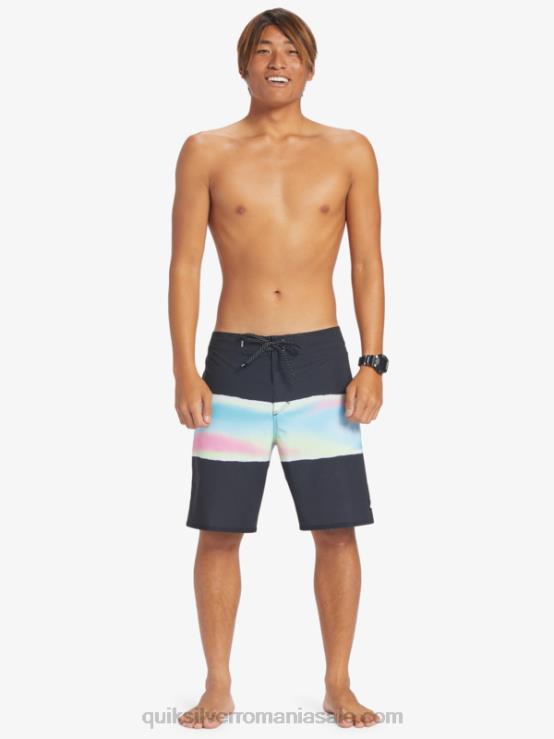 negru surfsilk air brush 19 boardshorts XT6B643 bărbați Quiksilver