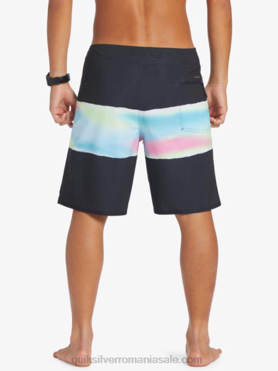 negru surfsilk air brush 19 boardshorts XT6B643 bărbați Quiksilver