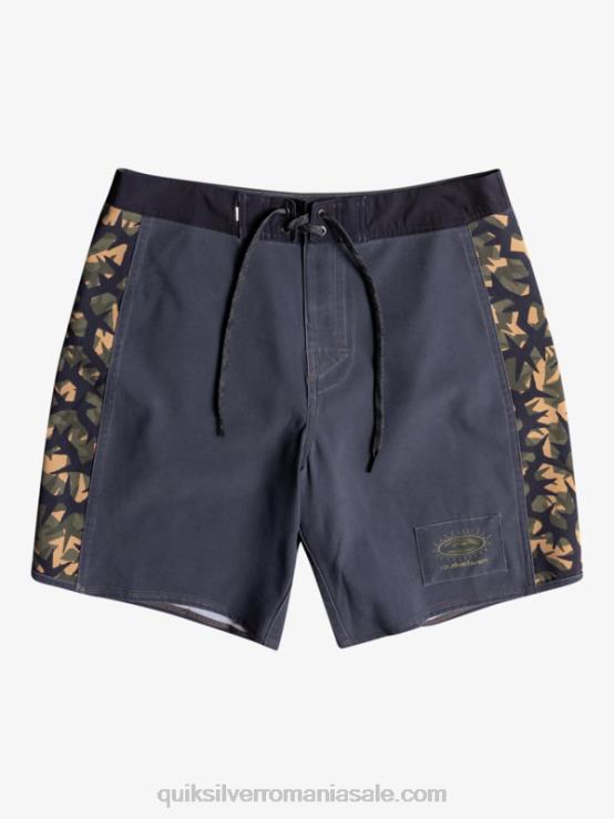 negru surfsilk arch 18 boardshorts XT6B1697 bărbați Quiksilver