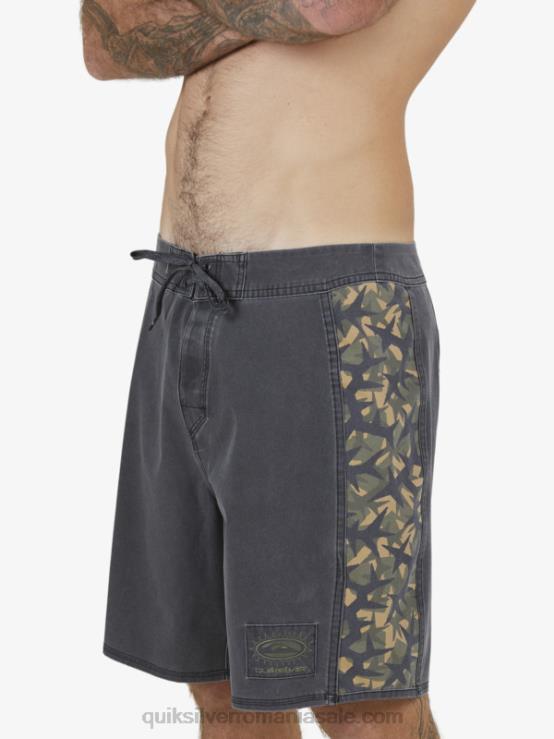 negru surfsilk arch 18 boardshorts XT6B1697 bărbați Quiksilver