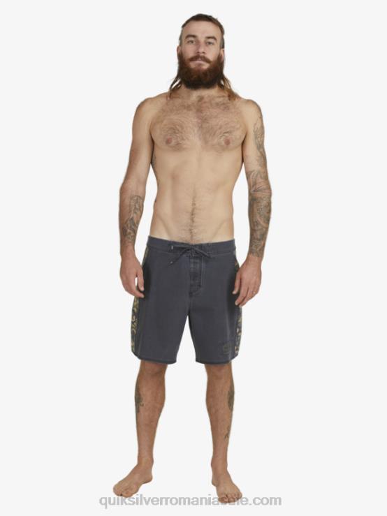 negru surfsilk arch 18 boardshorts XT6B1697 bărbați Quiksilver