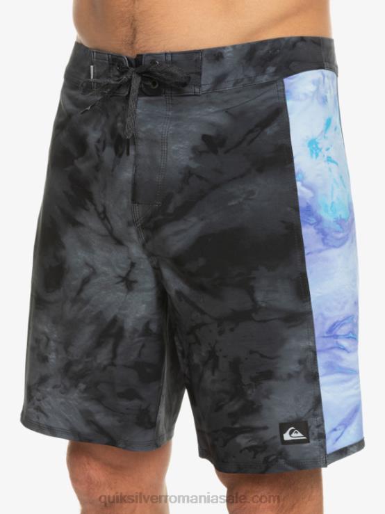 negru surfsilk arch 18 boardshorts XT6B313 bărbați Quiksilver