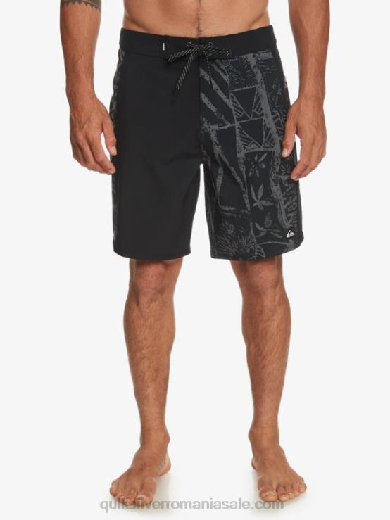 negru surfsilk arch hawaii 19 boardshorts XT6B637 bărbați Quiksilver