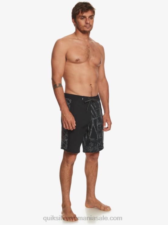 negru surfsilk arch hawaii 19 boardshorts XT6B637 bărbați Quiksilver