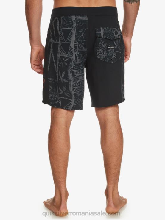 negru surfsilk arch hawaii 19 boardshorts XT6B637 bărbați Quiksilver