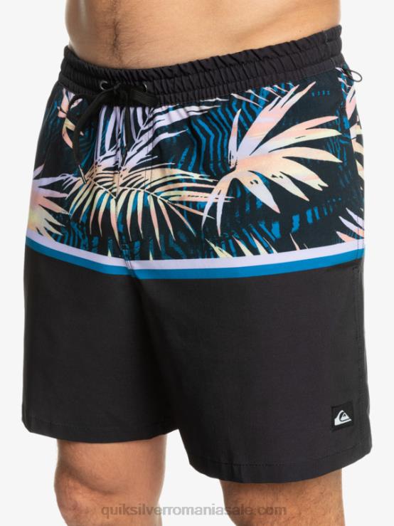 negru surfsilk divizia 17 volei XT6B1637 bărbați Quiksilver