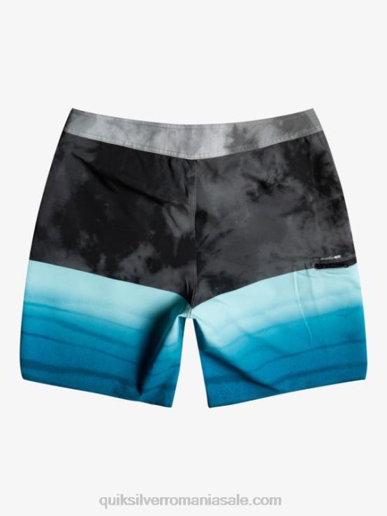 negru surfsilk five-0 19 boardshorts XT6B1798 bărbați Quiksilver