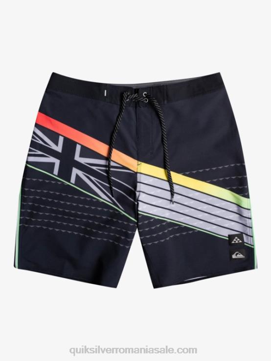 negru surfsilk hawaii core 20 boardshorts XT6B1887 bărbați Quiksilver