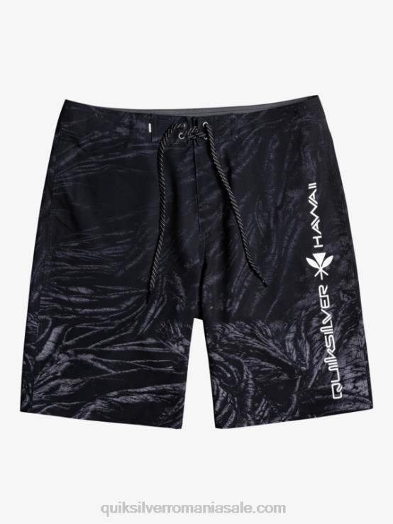 negru surfsilk hawaii homegrown faded 20 boardshorts XT6B1608 bărbați Quiksilver
