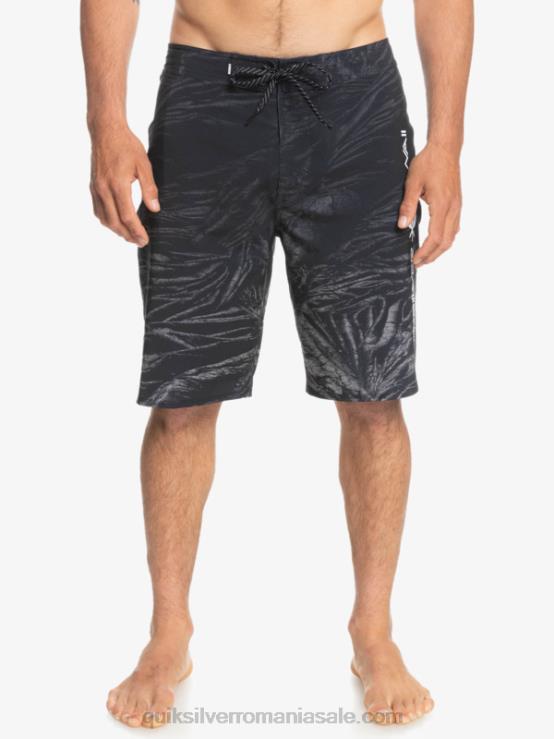 negru surfsilk hawaii homegrown faded 20 boardshorts XT6B1608 bărbați Quiksilver