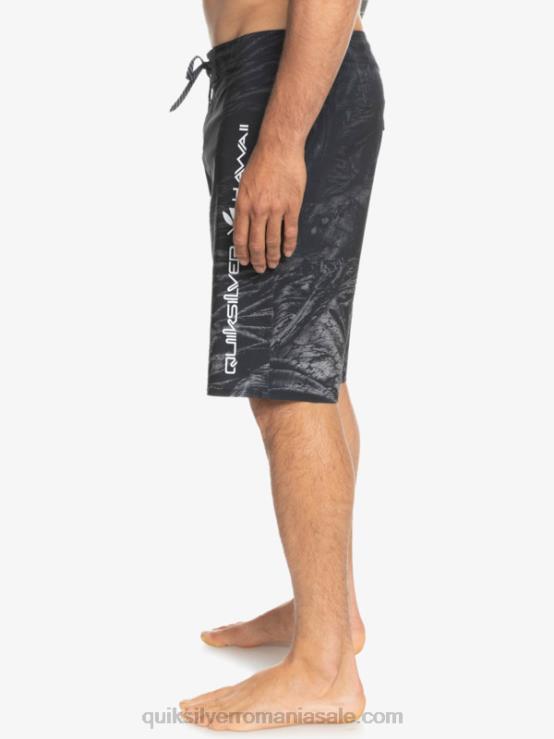negru surfsilk hawaii homegrown faded 20 boardshorts XT6B1608 bărbați Quiksilver