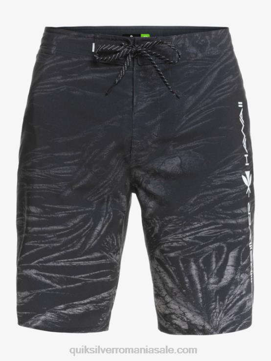 negru surfsilk hawaii homegrown faded 20 boardshorts XT6B1608 bărbați Quiksilver
