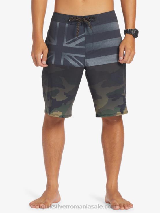 negru surfsilk hawaii pride 20 boardshorts XT6B181 bărbați Quiksilver