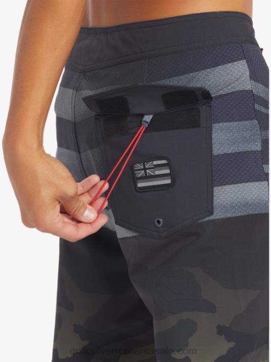 negru surfsilk hawaii pride 20 boardshorts XT6B181 bărbați Quiksilver