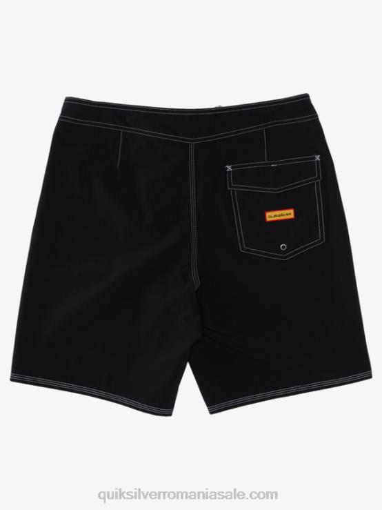 negru surfsilk jaws 19 boardshorts XT6B1126 bărbați Quiksilver