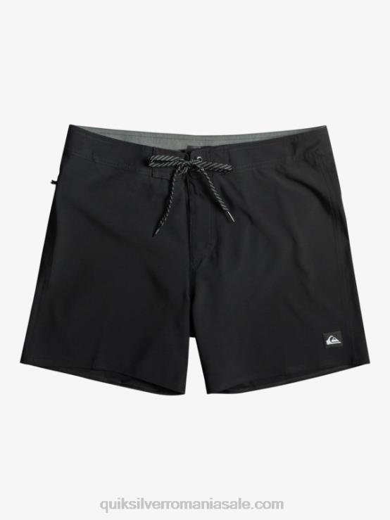 negru surfsilk kaimana 16 boardshorts XT6B338 bărbați Quiksilver