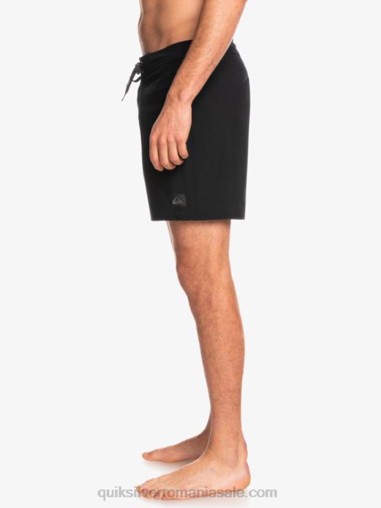negru surfsilk kaimana 16 boardshorts XT6B338 bărbați Quiksilver