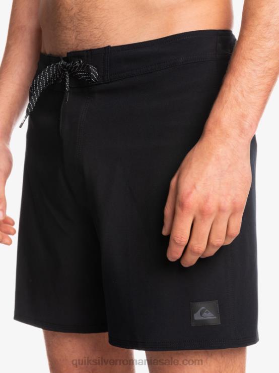 negru surfsilk kaimana 16 boardshorts XT6B338 bărbați Quiksilver