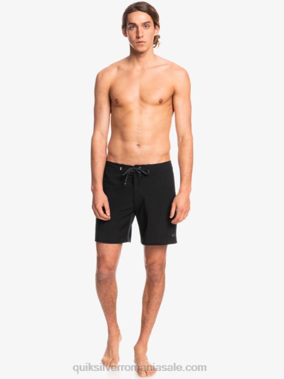 negru surfsilk kaimana 16 boardshorts XT6B338 bărbați Quiksilver