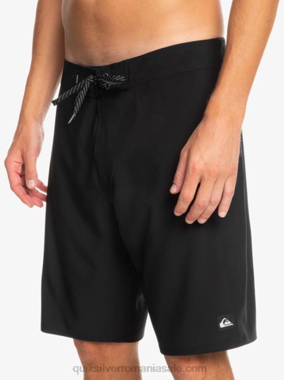 negru surfsilk kaimana 20 boardshorts performante XT6B78 bărbați Quiksilver