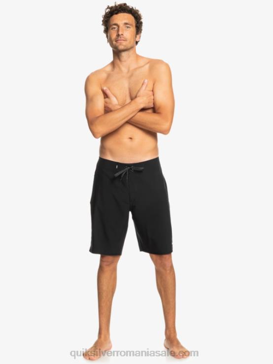 negru surfsilk kaimana 20 boardshorts performante XT6B78 bărbați Quiksilver