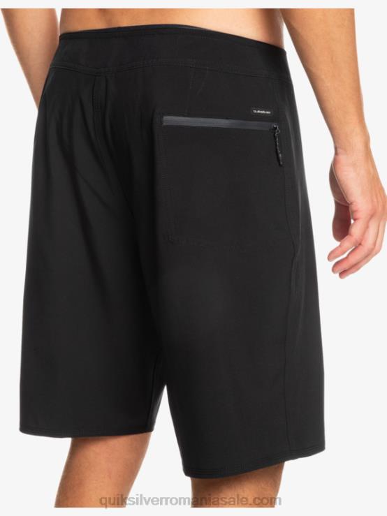 negru surfsilk kaimana 20 boardshorts performante XT6B78 bărbați Quiksilver