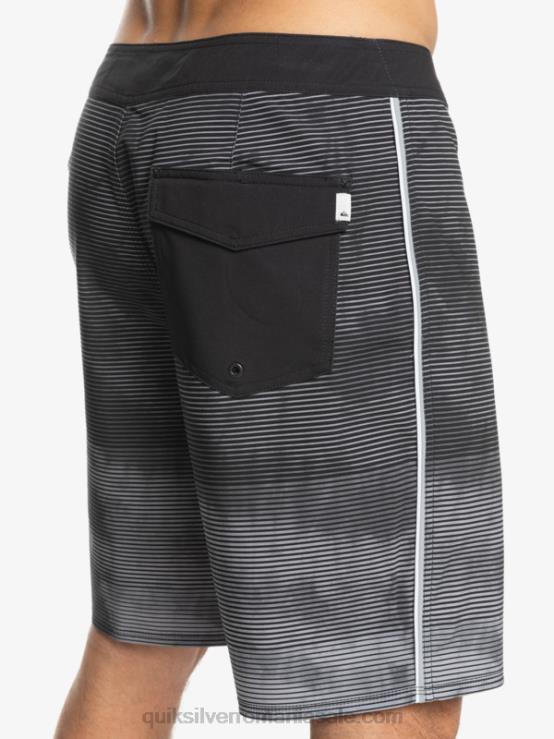 negru surfsilk masiv 20 boardshorts XT6B1593 bărbați Quiksilver