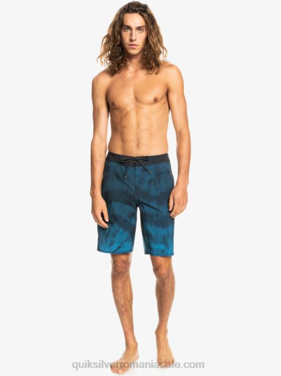 negru surfsilk masiv 20 boardshorts XT6B1597 bărbați Quiksilver