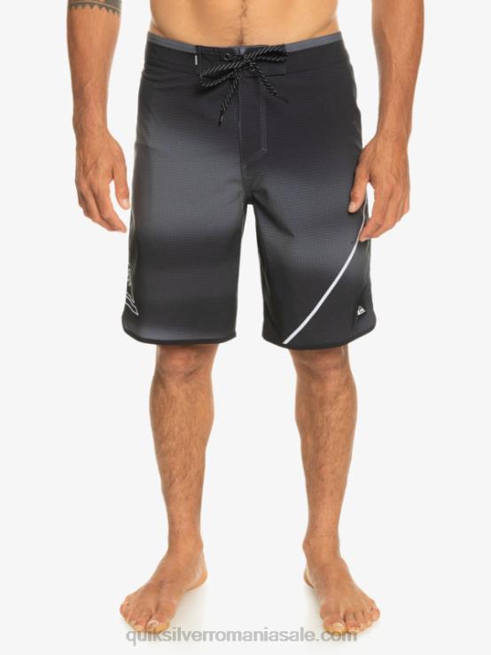 negru surfsilk new wave 20 boardshorts XT6B223 bărbați Quiksilver