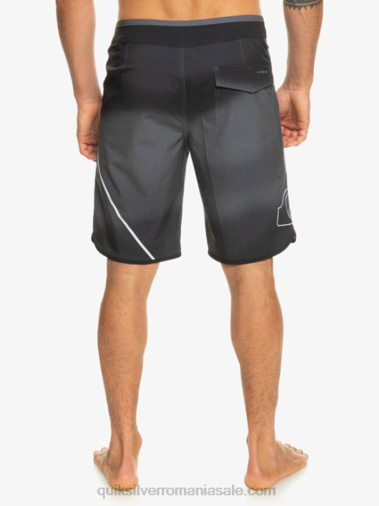 negru surfsilk new wave 20 boardshorts XT6B223 bărbați Quiksilver