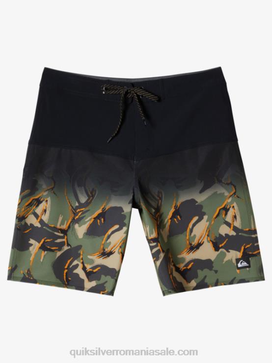 negru surfsilk panel 20 boardshorts XT6B131 bărbați Quiksilver