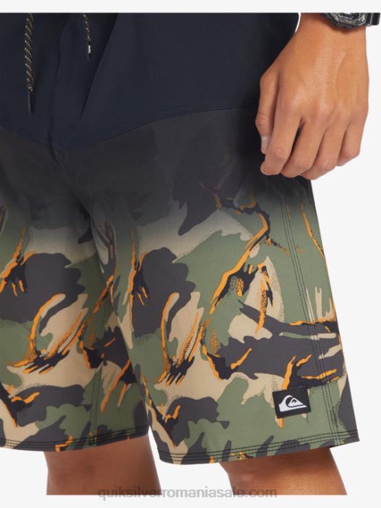 negru surfsilk panel 20 boardshorts XT6B131 bărbați Quiksilver