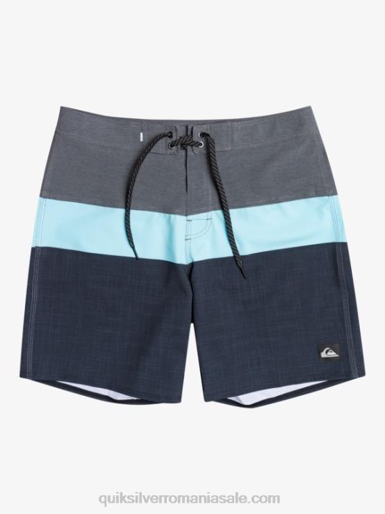 negru surfsilk panel 20 boardshorts XT6B1464 bărbați Quiksilver