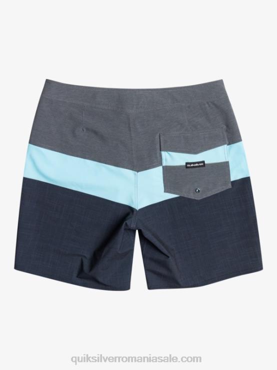 negru surfsilk panel 20 boardshorts XT6B1464 bărbați Quiksilver