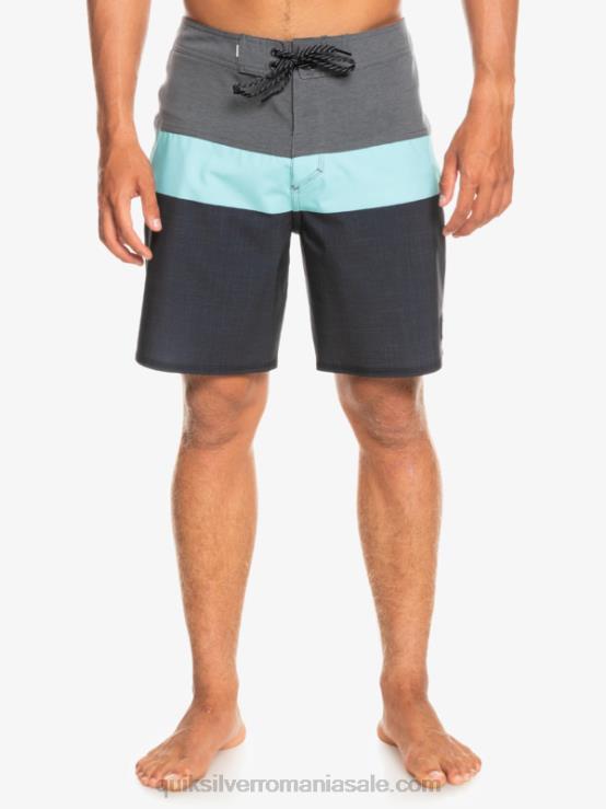 negru surfsilk panel 20 boardshorts XT6B1464 bărbați Quiksilver