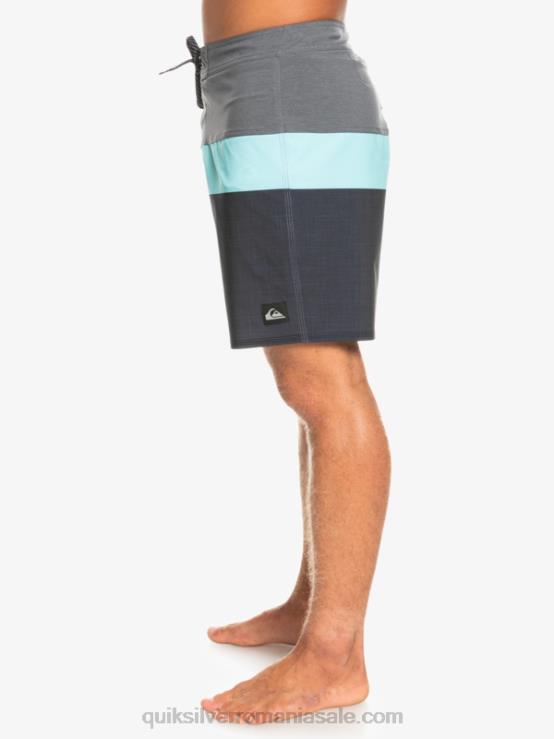 negru surfsilk panel 20 boardshorts XT6B1464 bărbați Quiksilver