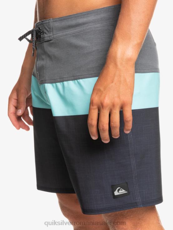 negru surfsilk panel 20 boardshorts XT6B1464 bărbați Quiksilver