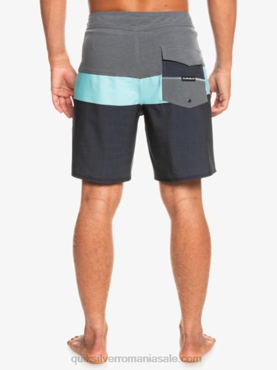 negru surfsilk panel 20 boardshorts XT6B1464 bărbați Quiksilver