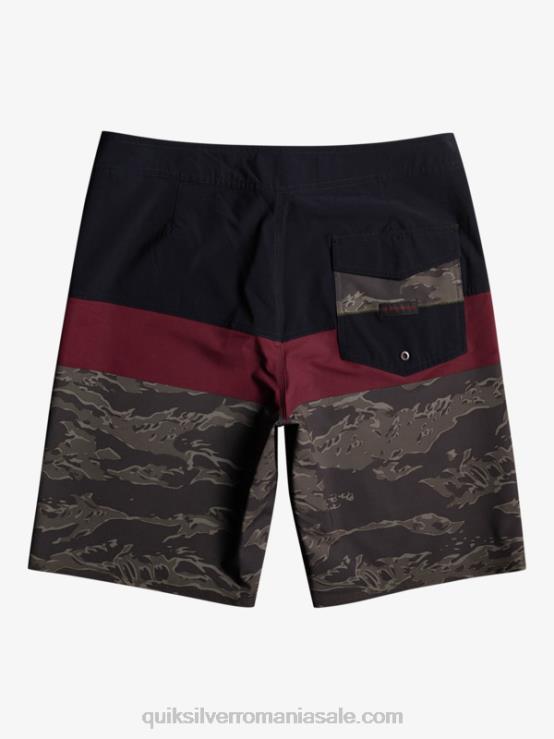 negru surfsilk panel 20 boardshorts XT6B1785 bărbați Quiksilver