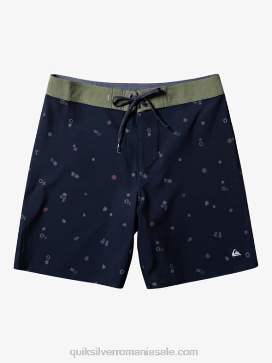 negru surfsilk qs 69 18 boardshorts XT6B239 bărbați Quiksilver