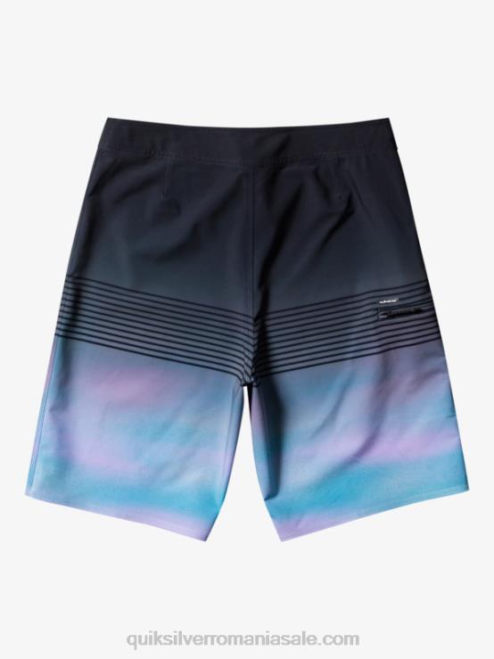 negru surfsilk slab 21 boardshorts XT6B451 bărbați Quiksilver