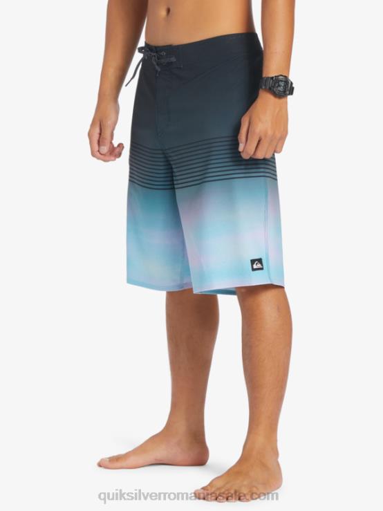 negru surfsilk slab 21 boardshorts XT6B451 bărbați Quiksilver