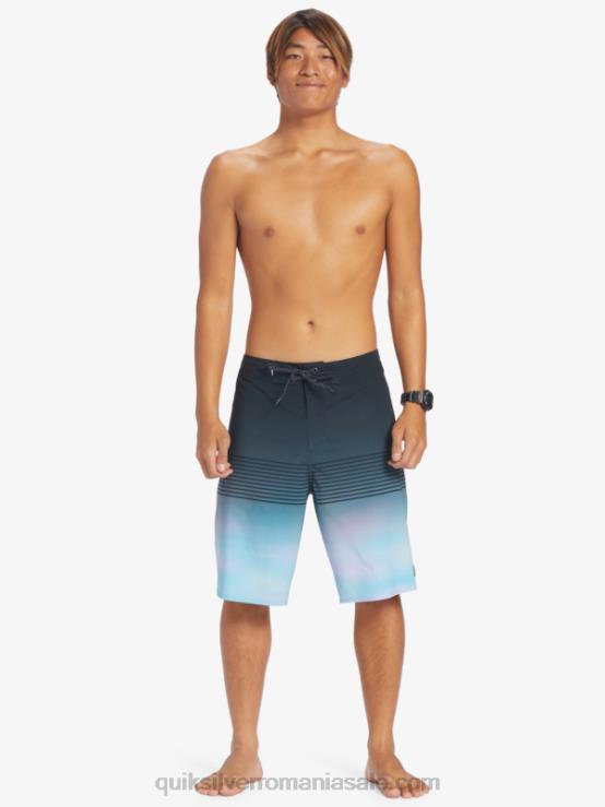 negru surfsilk slab 21 boardshorts XT6B451 bărbați Quiksilver